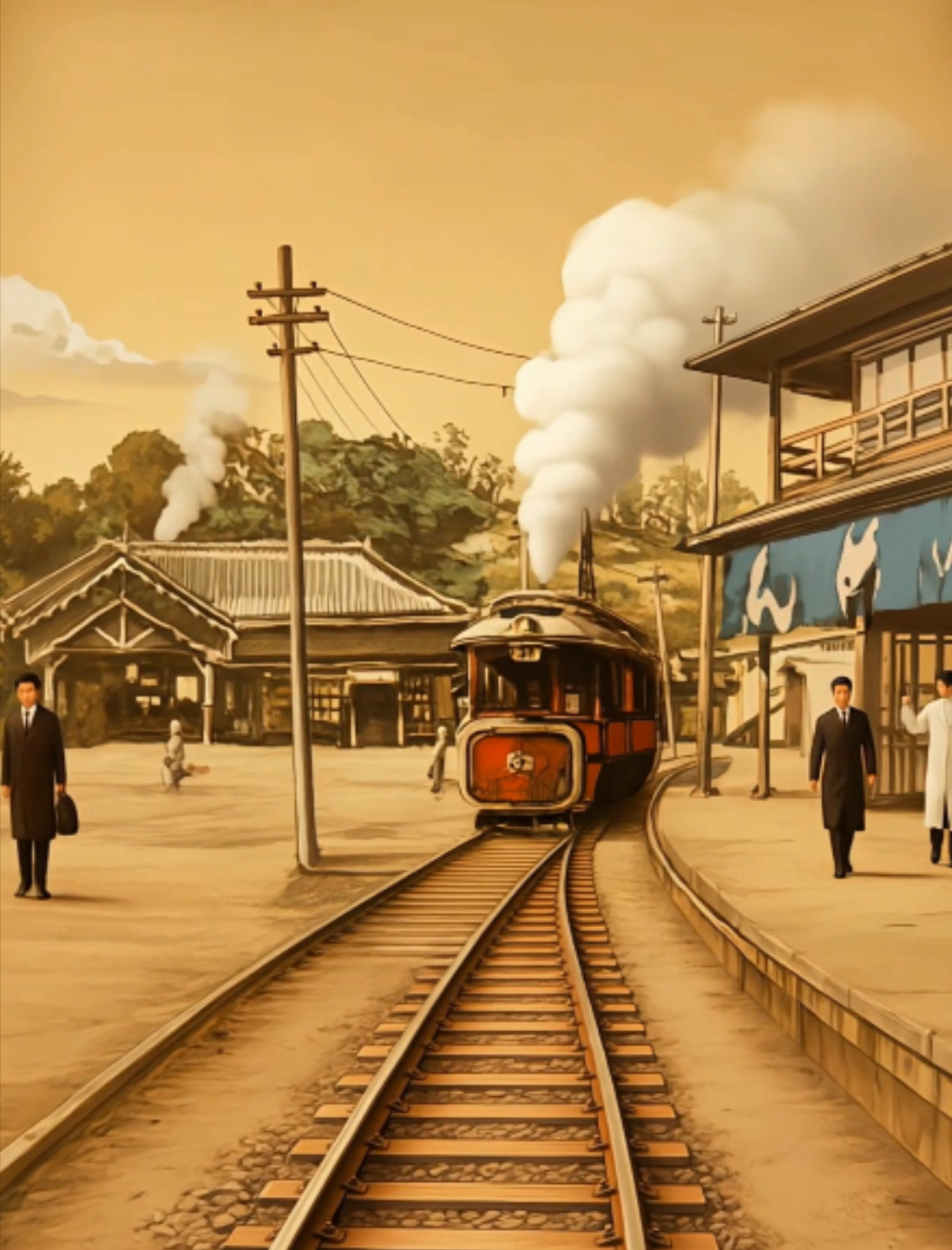 Kōzu Station, 1923